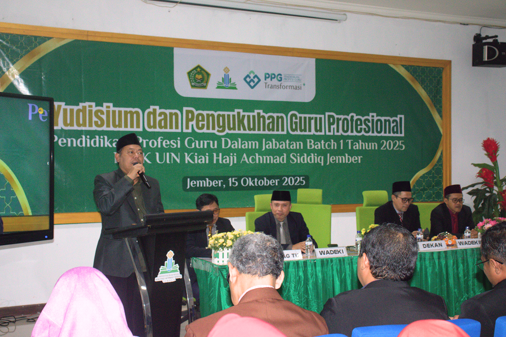 UIN KHAS Jember Kukuhkan 1.482 Guru Profesional Melalui Yudisium PPG Tahun 2025