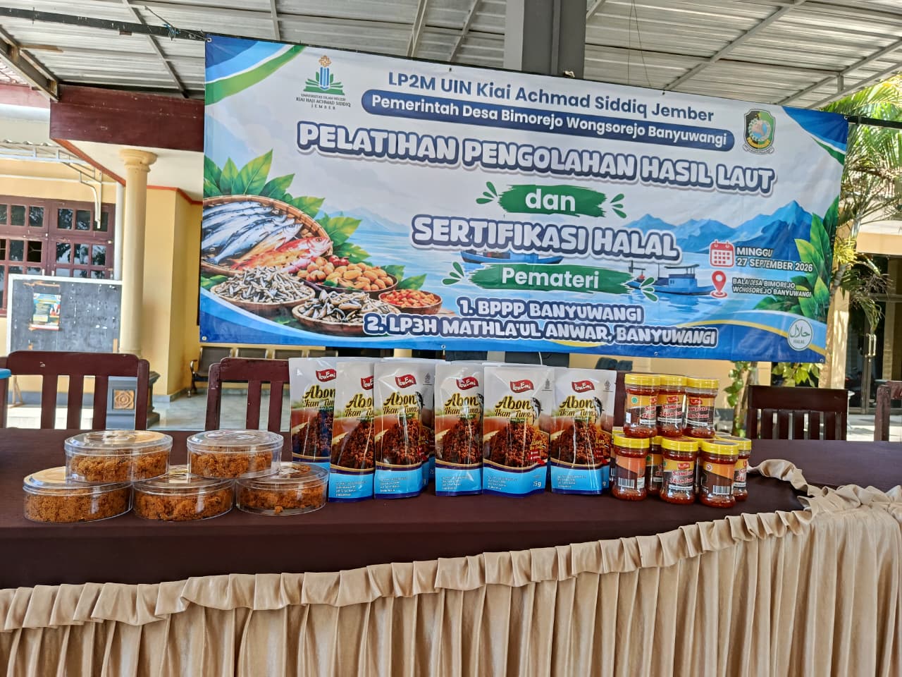 Tim Dosen FTIK UIN KHAS Jember Gelar Pelatihan Olahan Hasil Laut dan Sertifikasi Halal