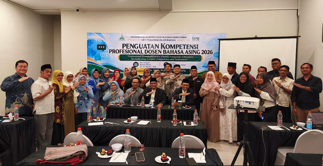 UPT Pengembangan Bahasa UIN KHAS Jember Perkuat Kompetensi dan Profesionalisme Dosen Bahasa Asing